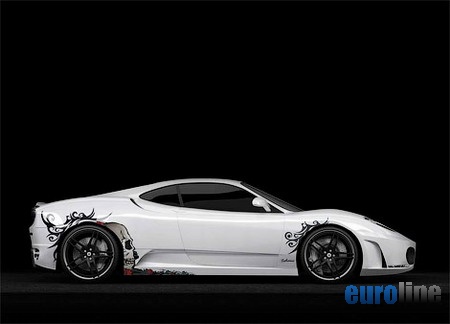 Немецкий тюнер разрисовал 707-сильный Ferrari F430 черепами Немецкий тюнер разрисовал 707-сильный Ferrari F430 черепами