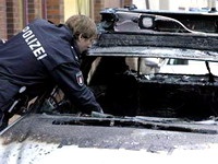 В Гамбурге сожгли десять машин за ночь