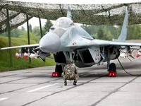 Столкнулись два белорусских истребителя МиГ-29