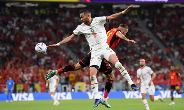 Футболисты сборной Марокко победили команду Бельгии на чемпионате мира