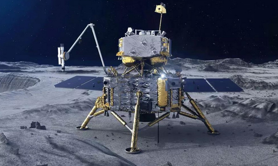 Китайский зонд доставил грунт с обратной стороны Луны