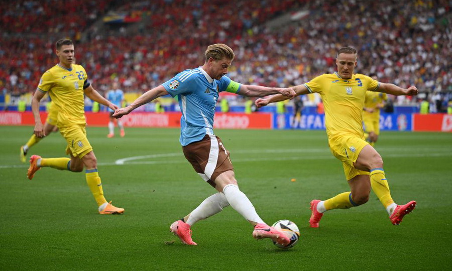 Украина сыграла вничью с Бельгией и покидает ЧЕ-2024