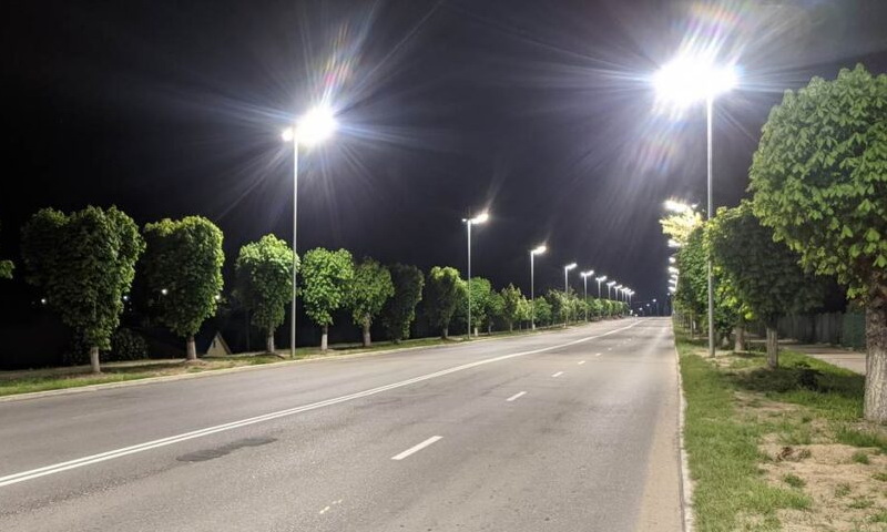 В Воложине к «Дажынкам» заменили уличные светильники